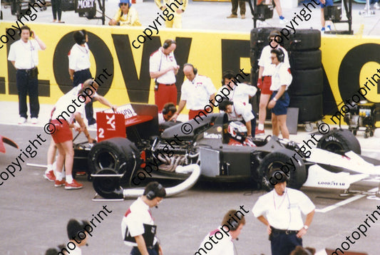 Berger bodywork off McLaren MP4 6b