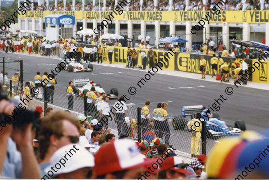 Boutsen Ligier JS37; Suzuki and Alboreto Footwork FA13