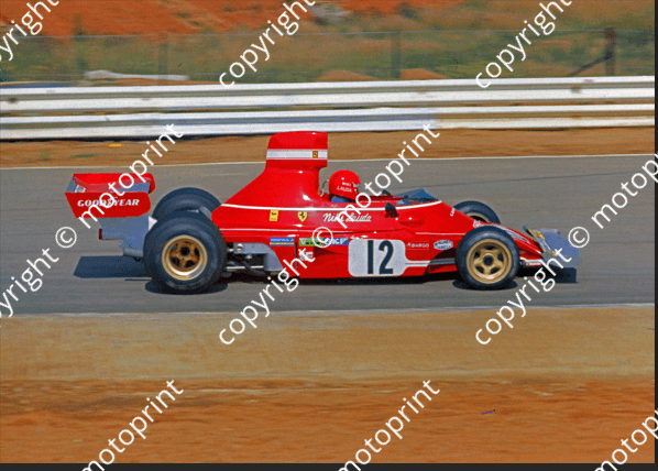 SS Lauda Ferrari 312B3 scanned 20x30cm,  600dpi