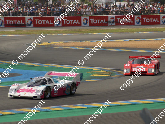GP C 40 1987 Porsche 962C Michel Lecourt, Raymond Narac 44 1984 March 84G  Schleifer race  (44)