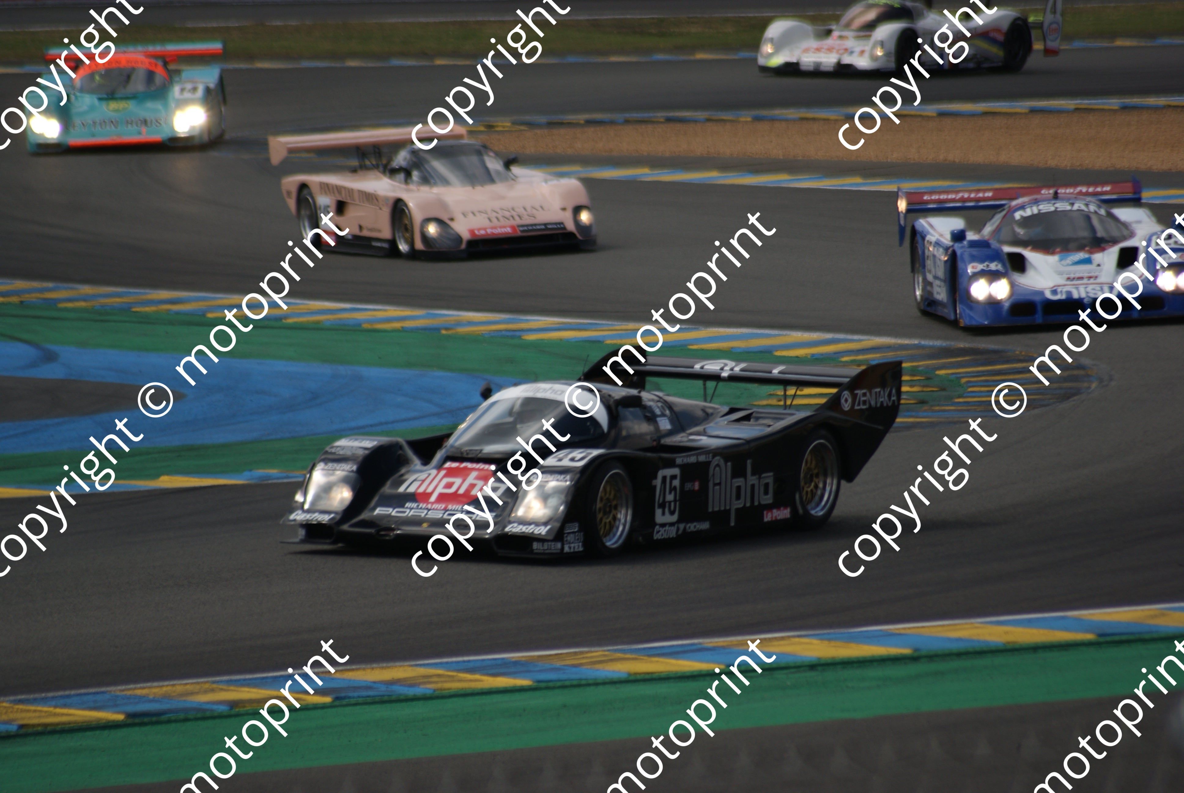 GP C 45 1990 Porsche 962C Pierre-Alain, Erwin France 23 1990 Nissan R9 ...