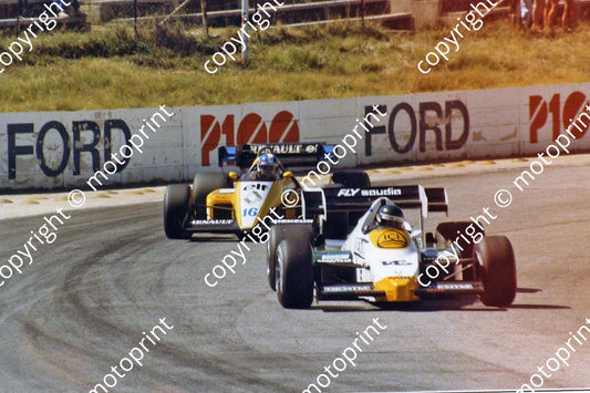 Laffite FW09 Warwick Renault RE50