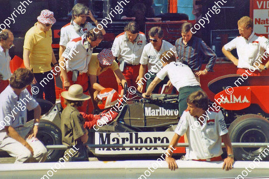 Lauda ready to go McLaren MP4-2b