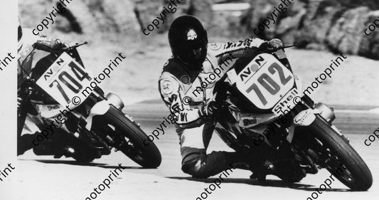 MC 1985 Avon_ Dave Hiscock, Wayne Heasman Suzuki 750s 006