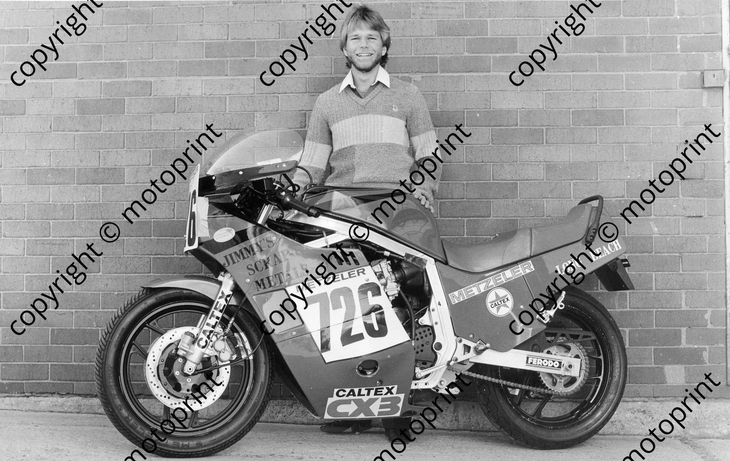 MC 1985 R Finch Honda VF750 092