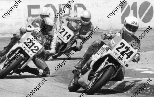 MC 1985 Yashica, 224 Kevin Hellyer Kawasaki_ 212 Niel Koedoeder_ 214 Gary Thomas Kawasaki 004