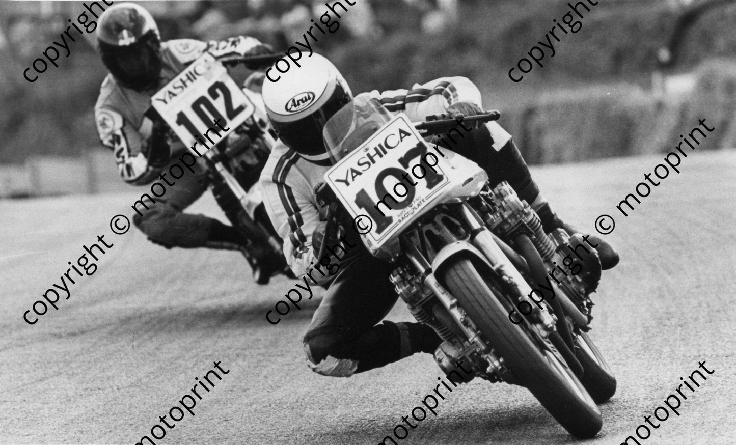MC 1985 Yashica series D petersen Suzuki Katana, D Hiscock Suzuki EFE 141