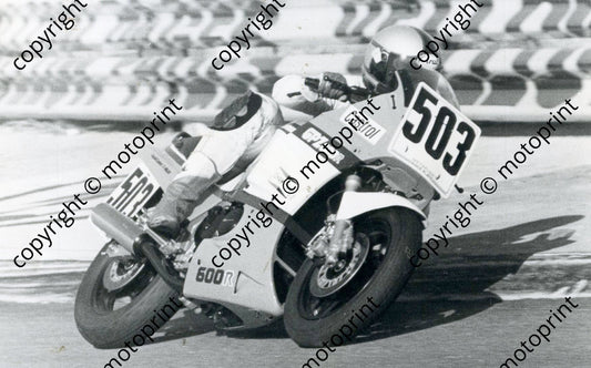 MC 1986 Kyalami Sean Brummer Kawasaki I016