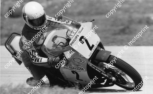 MC 1988 Aldo Scribante Philips series Wayne Heasman Suzuki 096