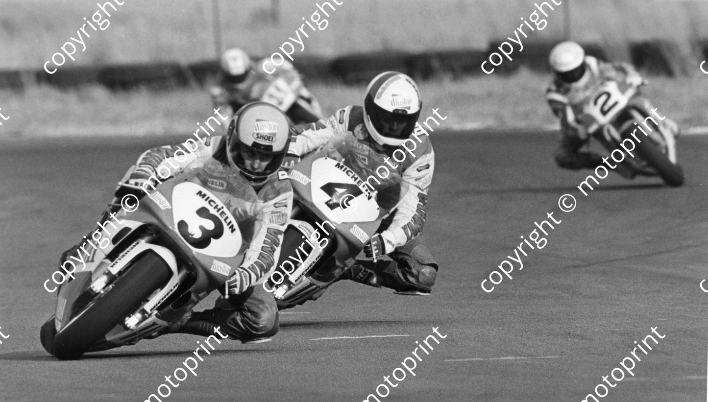 MC 1992 250 GP class Michelin Midvaal Ramsay leads Paetzold SA Champion  028