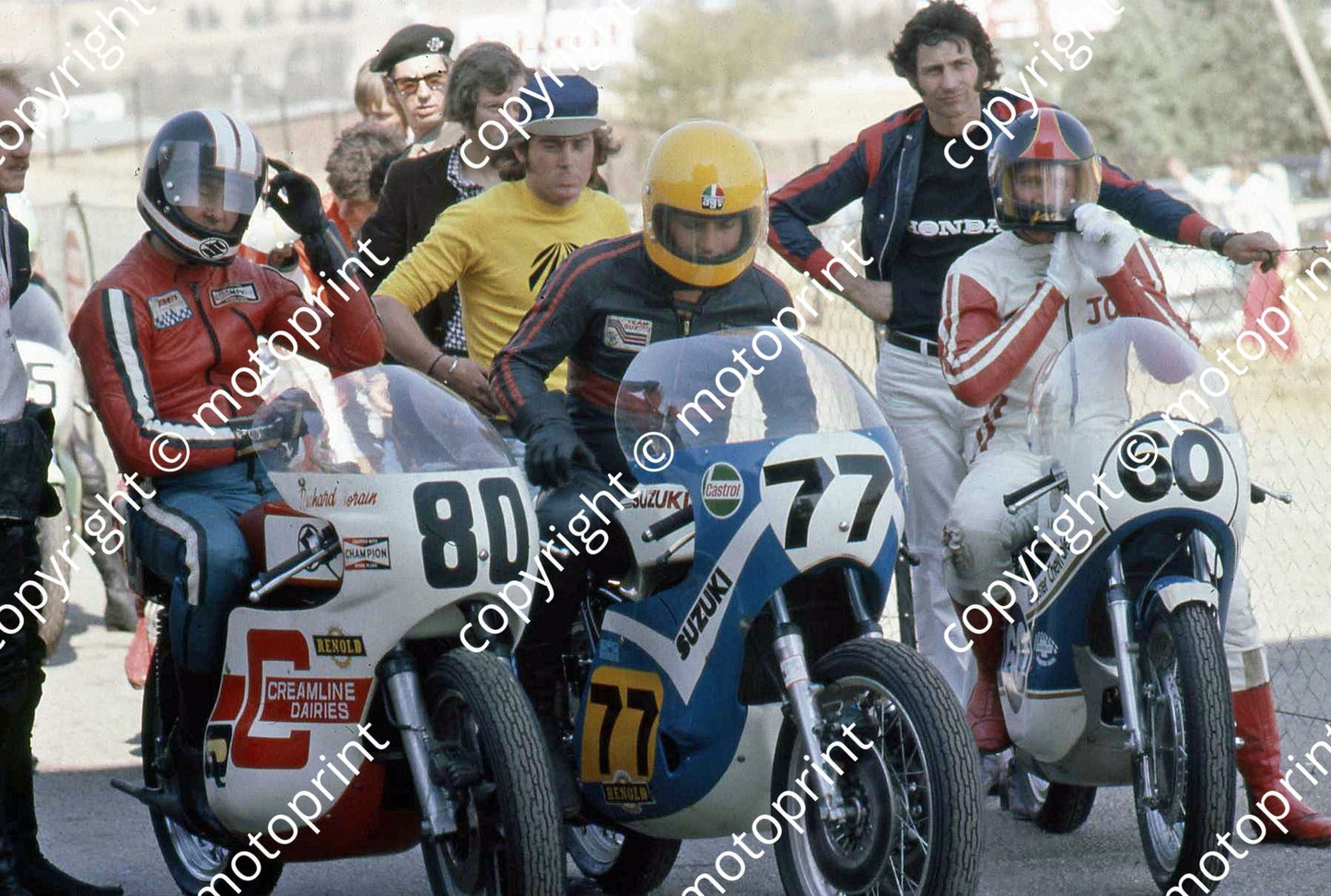 MC Borain, Van Breda, Ekerold pre-race paddock