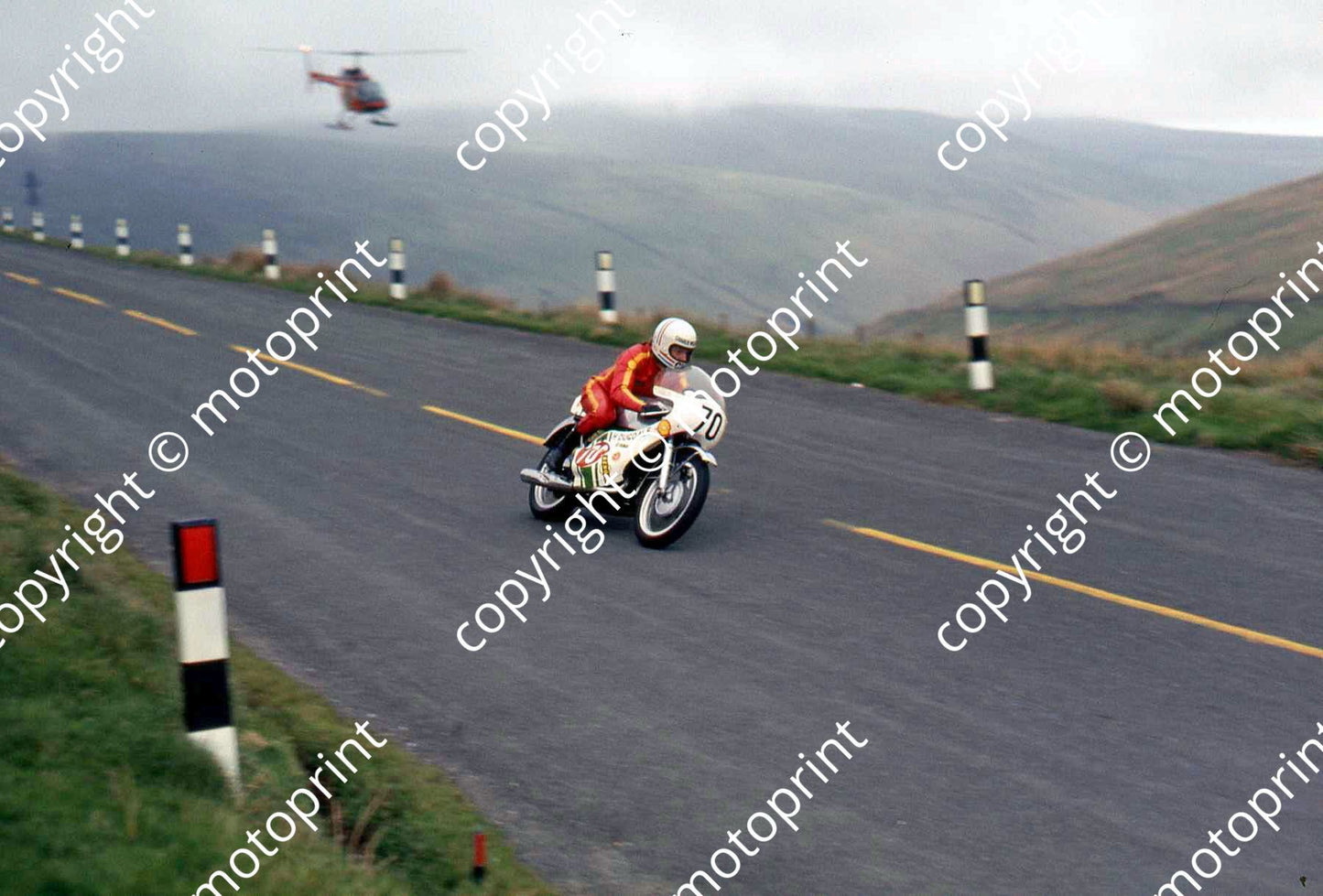 MC Charlie Williams 250 Yamaha note helicopter