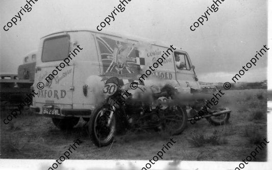 MC Hailwood transporter St Albans  NSU and Norton Chadwick 3 ice