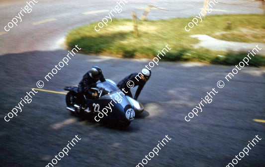 MC T Jackson BMW sidecar Ramsey hairpin