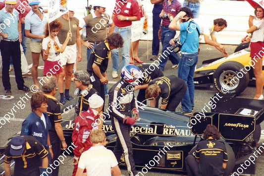 Mansell and Lauda grid