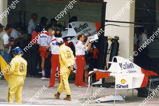 McLaren garage