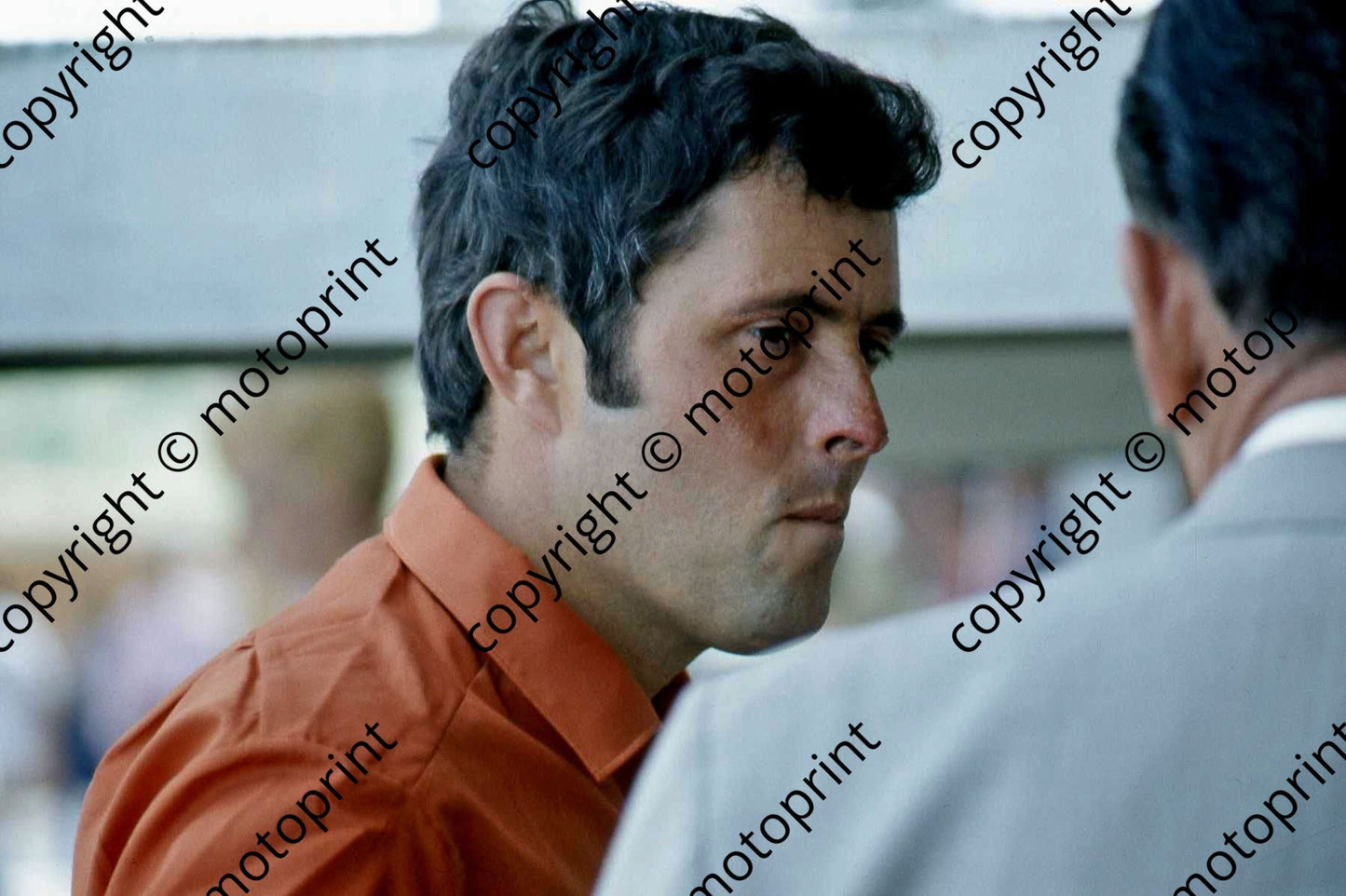 P Brian Redman note face burns