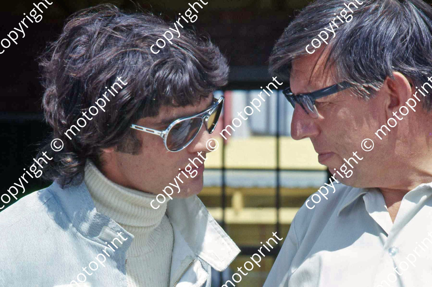 P Cevert and Ken Tyrrell