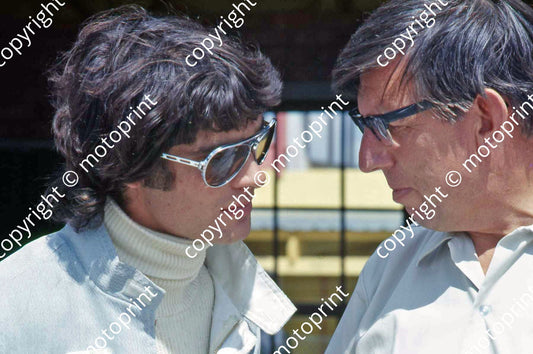 P Cevert and Ken Tyrrell