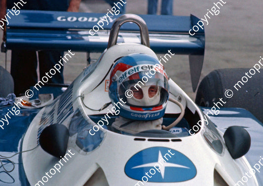 P Depailler ready to go Tyrrell P34 scanned 20x30 cm A4
