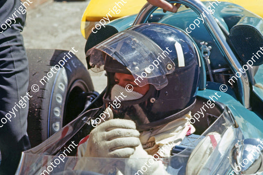 P Graham Hill ready to go, Brabham BT33 scanned A4 007