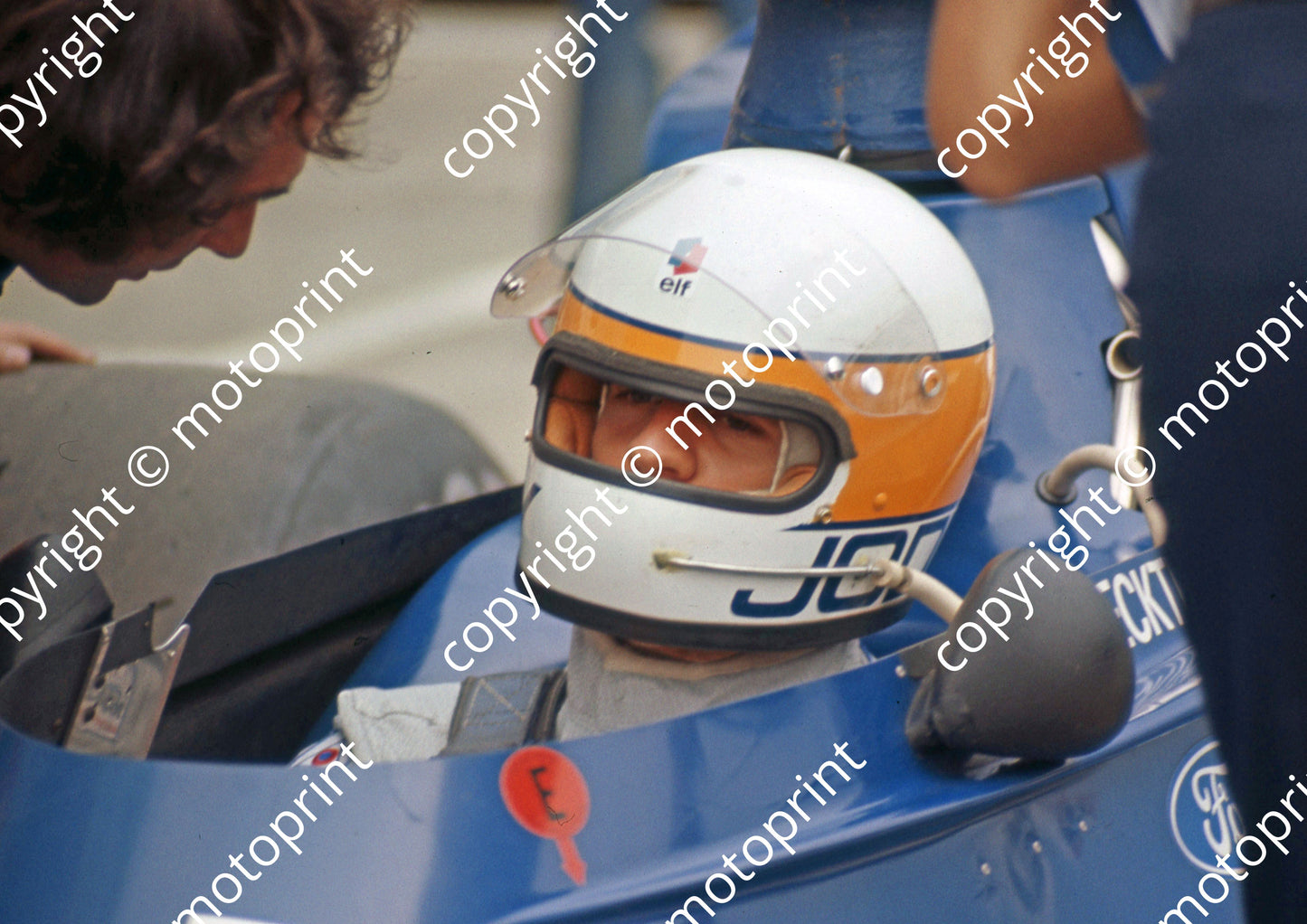P Jody Scheckter ready to go Tyrrell 006 A3