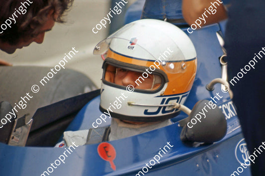 P Jody Scheckter ready to go Tyrrell 006 scanned 20x30 cm A4 030