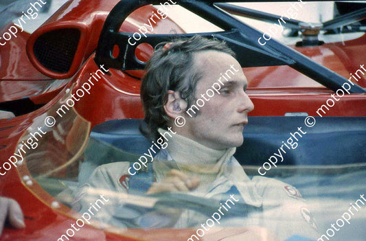 P Lauda in March-BMW 73S