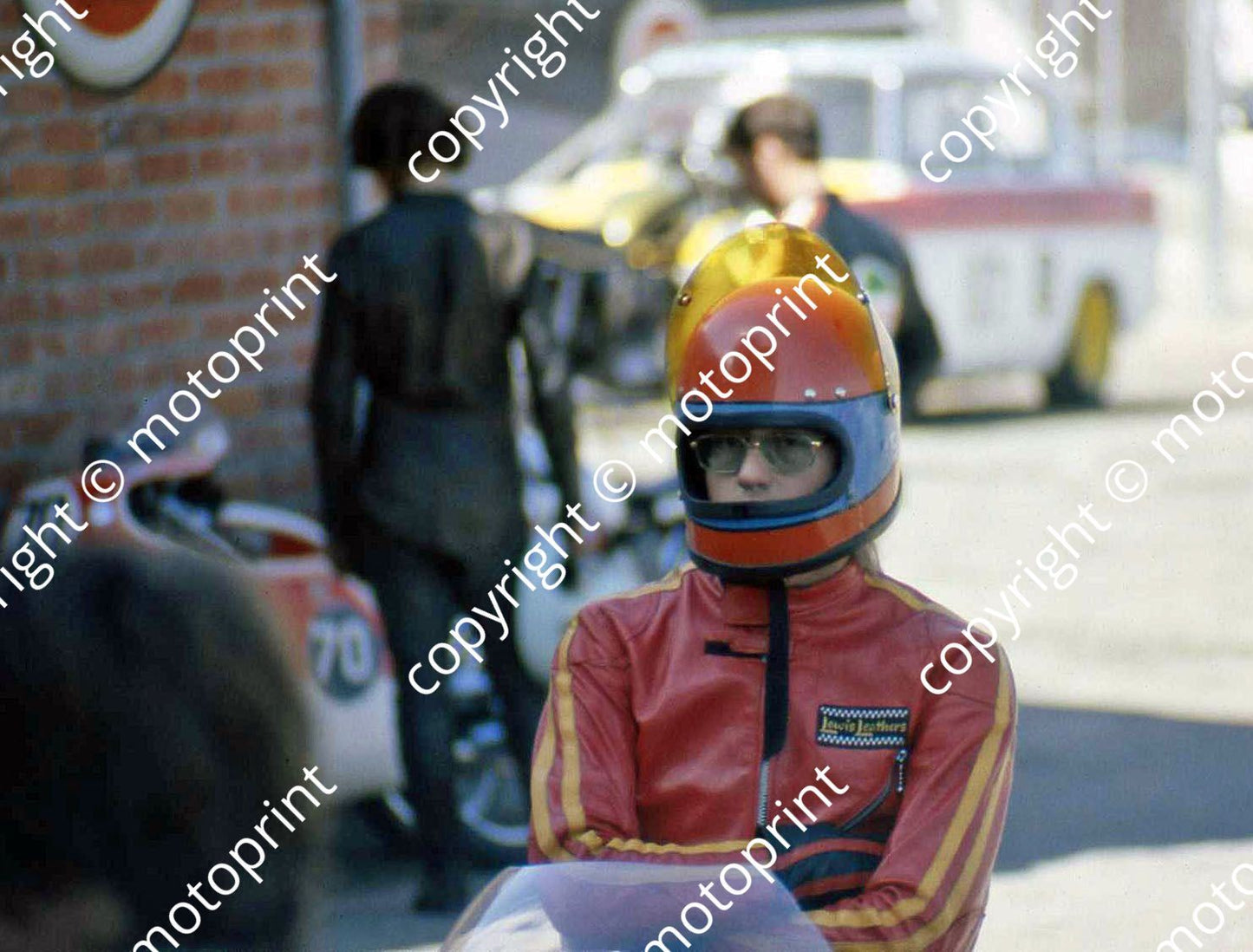P Lauder in pre race paddock