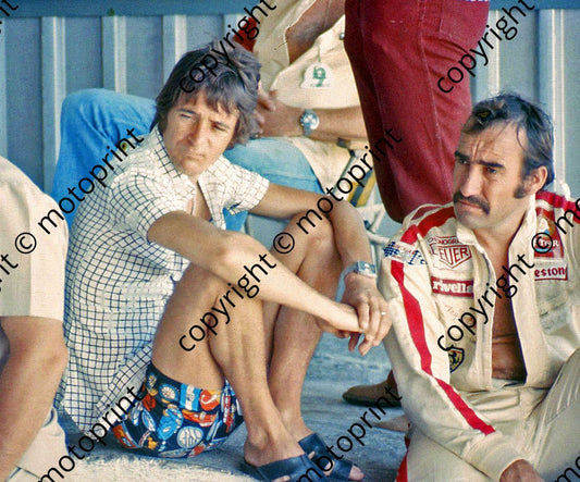 P Merzario with Regazzoni casual at scrutiny cropped