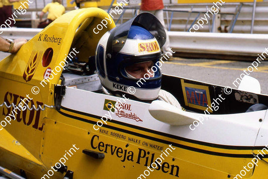 P Rosberg ready to go in Fittipaldi F7