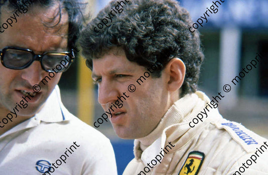 P Scheckter and Foghieri portrait
