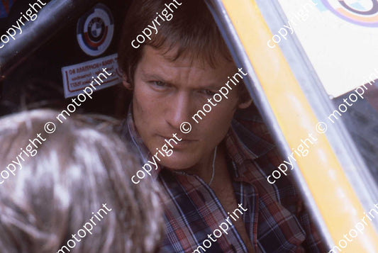 P Surer portrait in car