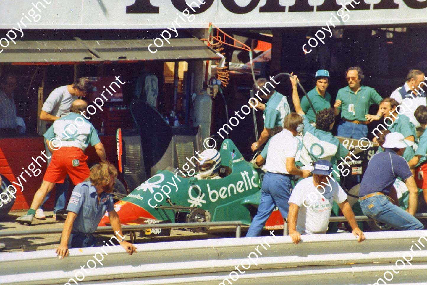 Patrese Alfa pits
