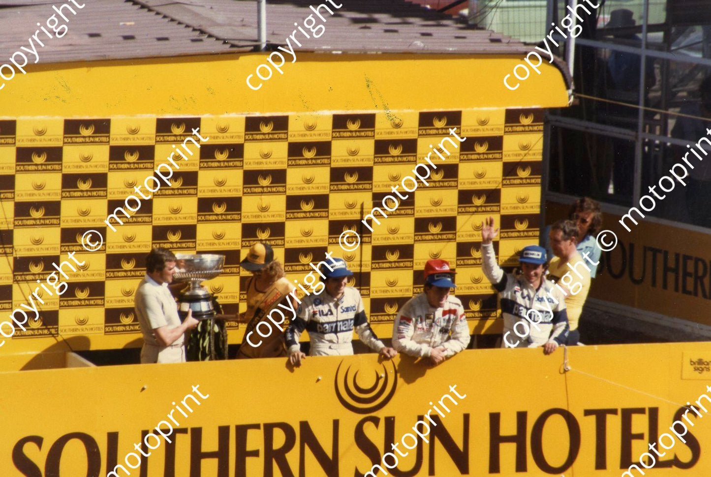 Piquet, De Cesaris, Patrese, Roger McCleery