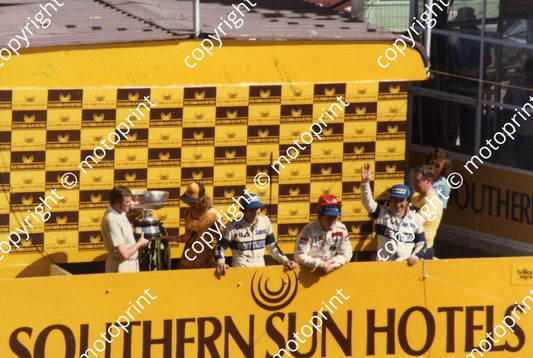 Piquet, De Cesaris, Patrese, Roger McCleery