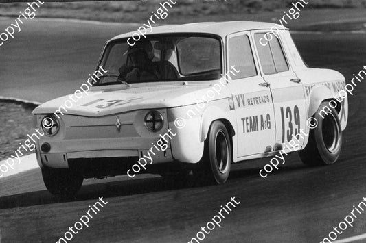 SL 1969 (thanks Roger Pearce) J Scheckter R8 1300cc class (9) note tyre marks below door
