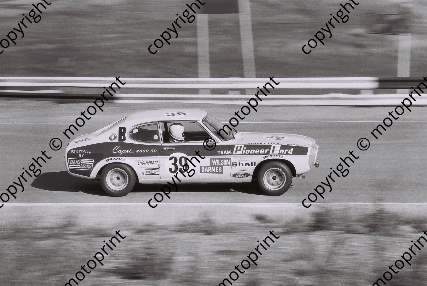 SL 1971 Kyalami 9 hr Barnes Briggs Capri V4 (DP says Alan Wilson unable to qualify so Gordon Briggs drove) 2