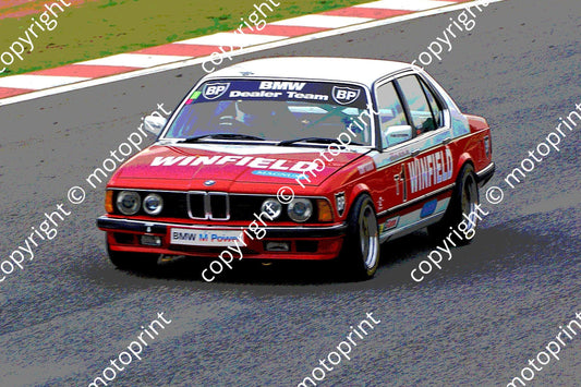 SL BMW 745i Cavalieri poster