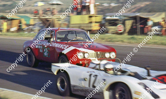 SL McNicol Ferguson Lola T210_ Galli (in car) B Van Rooyen Alfa GTAm