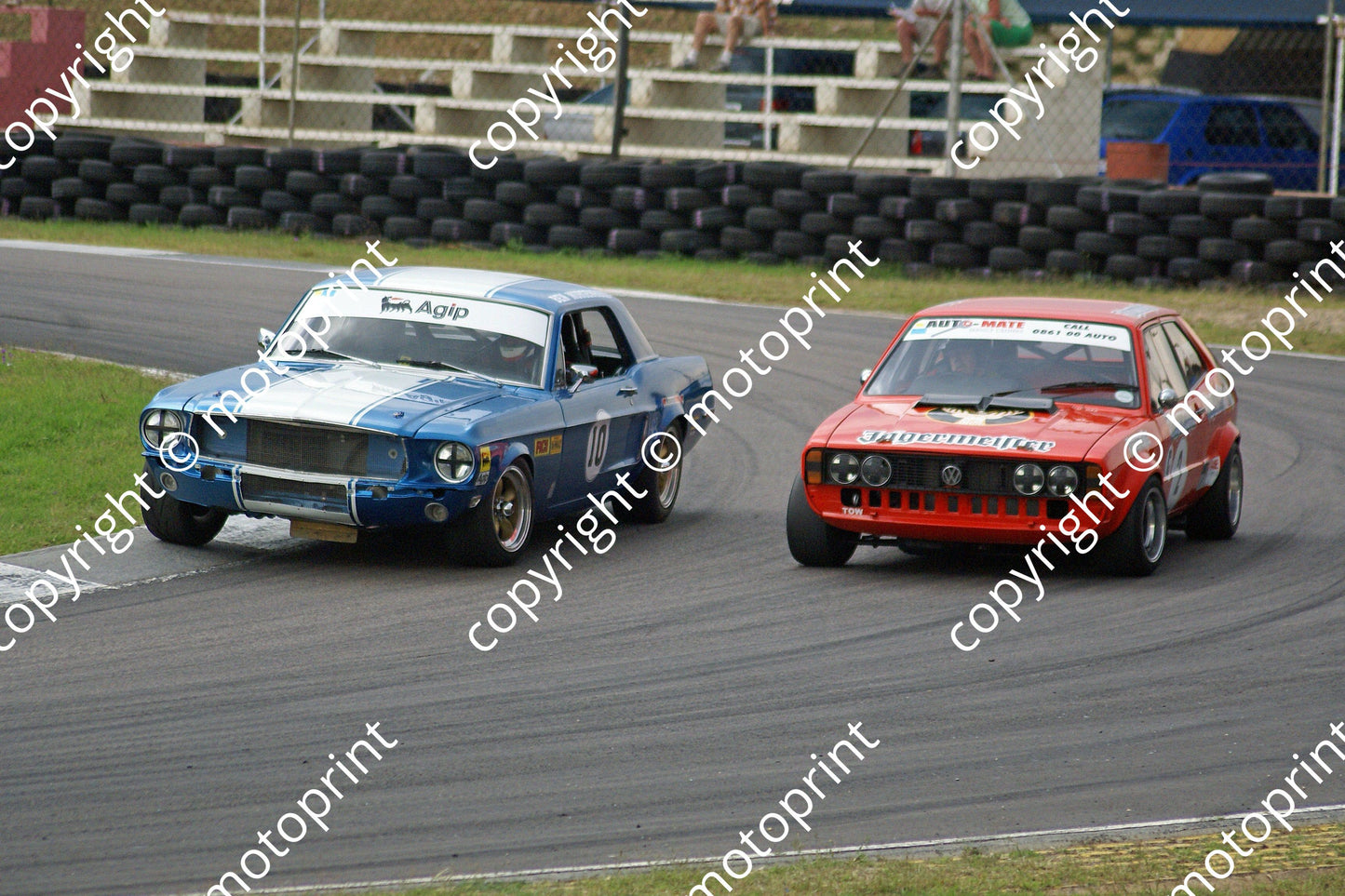 SL Morgenrood Mustang; C van Rooyen Scirocco DSC00190