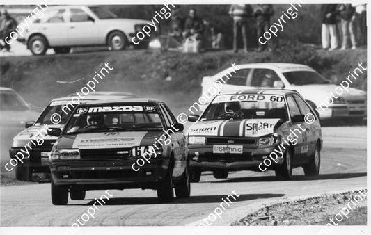 SL Stannic 1987 Aldo Scribante 64 Morgenrood Mazda EGi 60 Hepburn Ford Laser TX3 damage 266