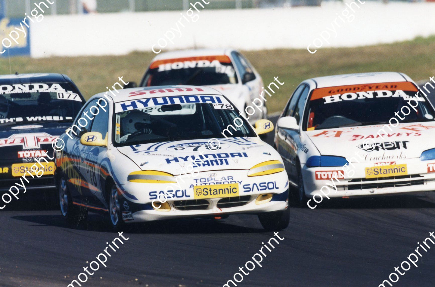 SL Stannic 1997 78 O'Sullivan, 77 Kopke, Boucher Honda  290