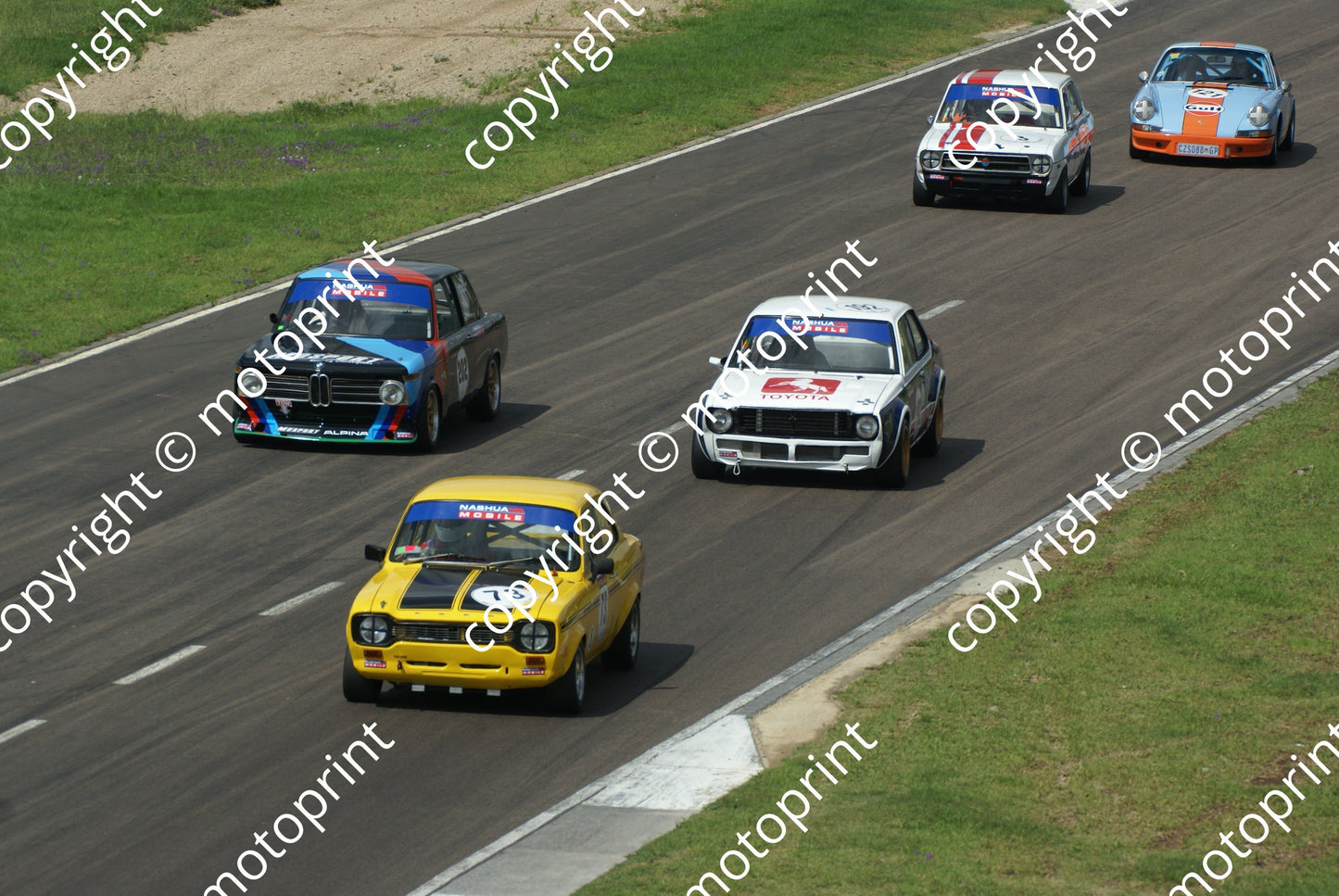 SL Vonk Escort; Massel, O'Sullivan BMW; Nortman Toyota 31-1 DSC06242
