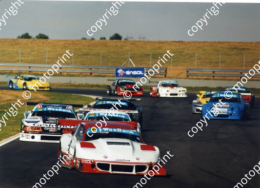 SL Wesbank V8 2000 Phakisa Morgenrood Falcon, vd Merwe Mustang, Lindenberg Mustang 072