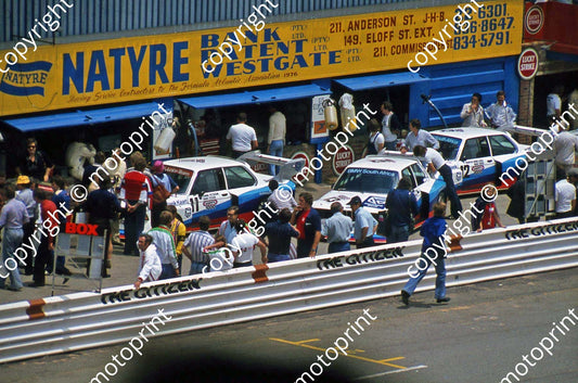 SL (thanks to Stuart Falconer) a 583 1977 Wynns 1000 pits BWMs #11 Peterson Stuck_ #12 Surer Winkelhock_ #13 Grohs Hottinger
