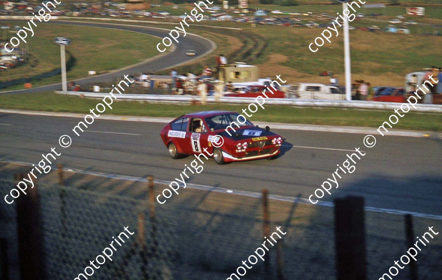SL (thanks to Stuart Falconer) a 598 1977 Wynns 1000 Alfetta 2000GTV Chatz Bobby Scott