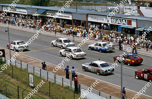 SL (thanks to Stuart Falconer) a 634 1978 Wynns 1000 start #5 Hepburn T van Rooyen_ #8 Chatz B Scott, #3 B Van Rooyen Hettema