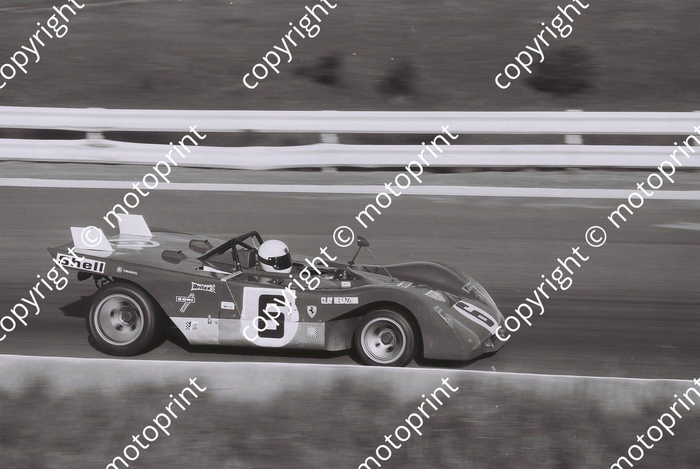 SP 1971 Kyalami 9hr Regazzoni B Redman (in car) Ferrari 312 1st