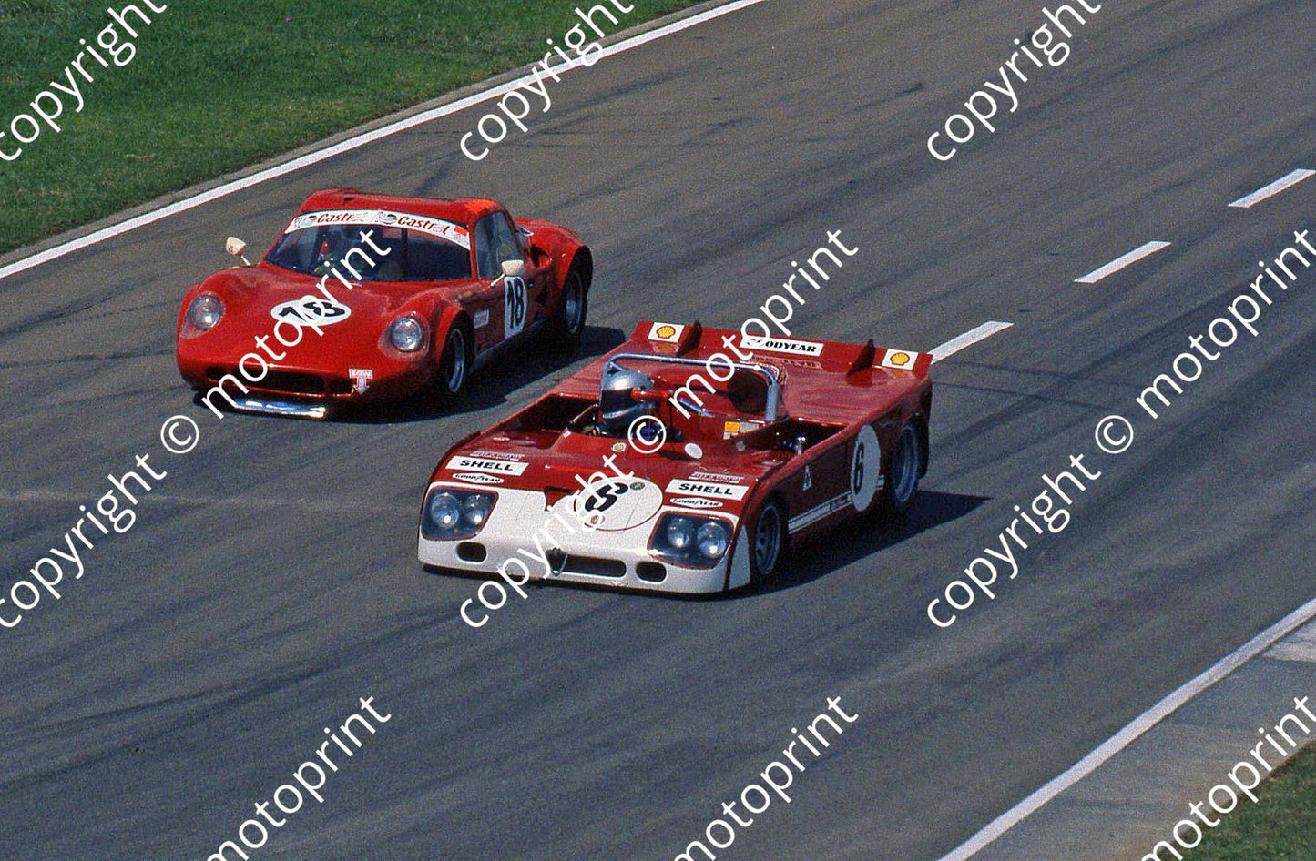 SP Alfa 33TT3 and Chevron B8